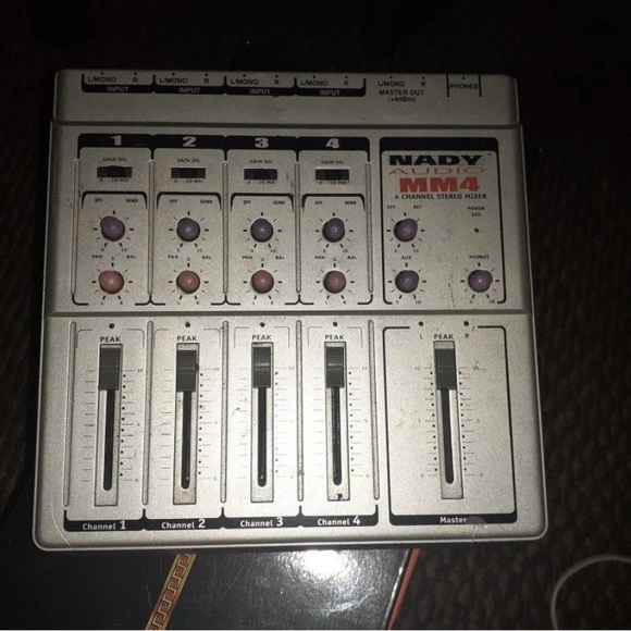 Nady Audio MM4 4 Channel Stereo Mixer - Picture 1 of 3